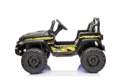 Kinderfahrzeug - Elektro Auto Offroad mit 12V10A Akku und 2x35W Motoren "Camouflage" 2,4Ghz+Ledersitz+EVA – Bild 6