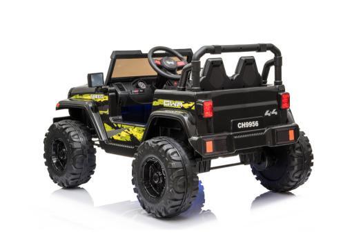 Kinderfahrzeug - Elektro Auto Offroad mit 12V10A Akku und 2x35W Motoren "Camouflage" 2,4Ghz+Ledersitz+EVA – Bild 3