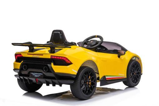 Elektro Kinderauto "Lamborghini Huracan" - lizenziert - 12V Akku, 2 Motoren- 2,4Ghz Fernsteuerung, MP3, Ledersitz+EVA – Bild 6