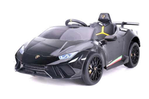 Elektro Kinderauto "Lamborghini Huracan" - lizenziert - 12V Akku, 2 Motoren- 2,4Ghz Fernsteuerung, MP3, Ledersitz+EVA – Bild 2