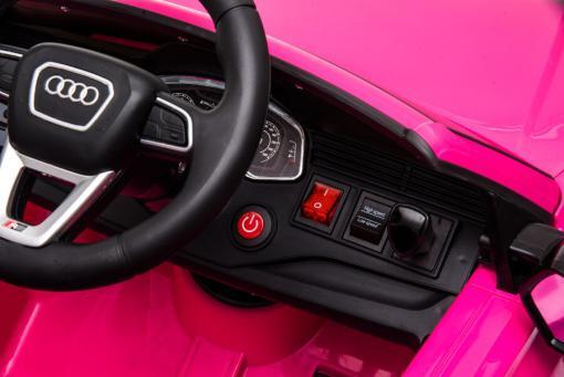 Kinderfahrzeug - Elektro Auto "Audi RS Q8" - lizenziert - 12V7A Akku und 2 Motoren- 2,4Ghz + MP3 + Leder + EVA – Bild 9