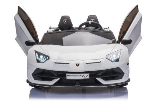 Kinderfahrzeug - Elektro Auto "Lamborghini Aventador SVJ 2 Sitzer" - lizenziert - 12V7AH, 2 Motoren- 2,4Ghz Fernsteuerung, MP3, Ledersitz+EVA+Lackiert – Bild 6