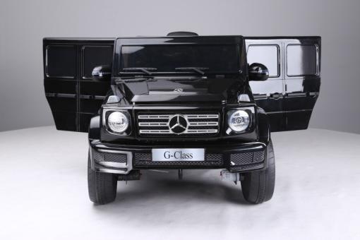 Kinderfahrzeug - Elektro Auto "Mercedes G500" - lizenziert - 12V7A Akku,2 Motoren+ 2,4Ghz+Ledersitz+EVA – Bild 3