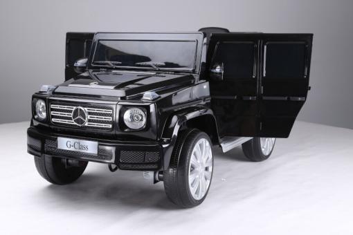 Kinderfahrzeug - Elektro Auto "Mercedes G500" - lizenziert - 12V7A Akku,2 Motoren+ 2,4Ghz+Ledersitz+EVA – Bild 9