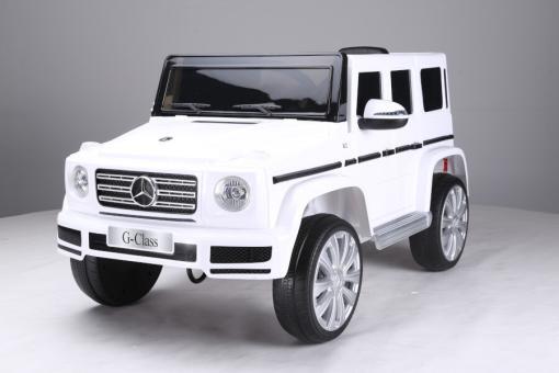 Kinderfahrzeug - Elektro Auto "Mercedes G500" - lizenziert - 12V7A Akku,2 Motoren+ 2,4Ghz+Ledersitz+EVA – Bild 12