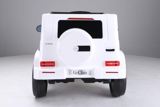 Kinderfahrzeug - Elektro Auto "Mercedes G500" - lizenziert - 12V7A Akku,2 Motoren+ 2,4Ghz+Ledersitz+EVA – Bild 10
