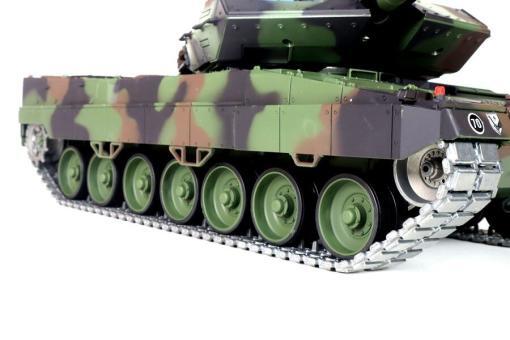 RC Panzer "German Leopard 2A6" Heng Long 1:16 mit R&S, Stahlgetriebe und Metallketten V7.0 - Upg-A – Bild 10