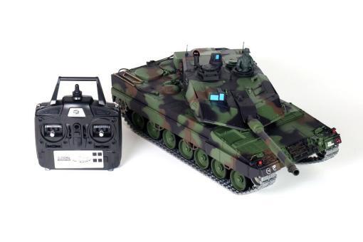 RC Panzer "German Leopard 2A6" Heng Long 1:16 mit R&S, Stahlgetriebe und Metallketten V7.0 - Upg-A – Bild 12