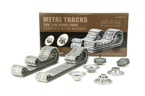Aufrüstungssatz für Panzer: Metallkettenset für Heng Long German Tiger 3818