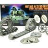 Aufrüstungssatz für Panzer: Metallkettenset für Heng Long Sturmgeschütz und Tauchpanzer