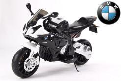 Kinderfahrzeug - Elektro Kindermotorrad - von BMW lizenziert "S1000RR" 12V7Ah+EVA Reifen - Schwarz