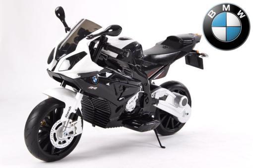 Kinderfahrzeug - Elektro Kindermotorrad - von BMW lizenziert "S1000RR" 12V7Ah+EVA Reifen - Schwarz