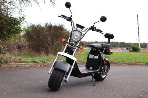 Coco Bike Fat E-Scooter mit Straßenzulassung bis zu 48 km/h schnell - mit Alu Felgen, 60V | 1500W | 20AH Akku -CP1.6