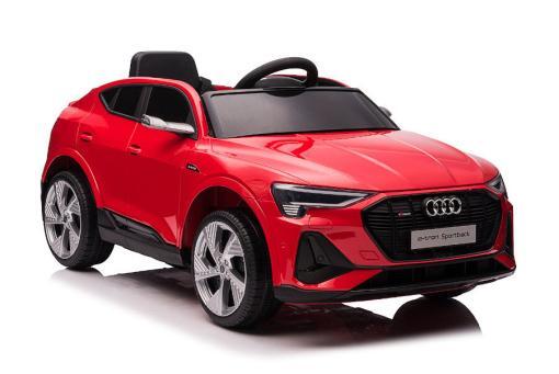 Kinderfahrzeug - Elektro Auto "Audi E-Tron" - lizenziert - 12V7AH Akku und 4 Motoren- 2,4Ghz + MP3 + Leder + EVA-Rot – Bild 5