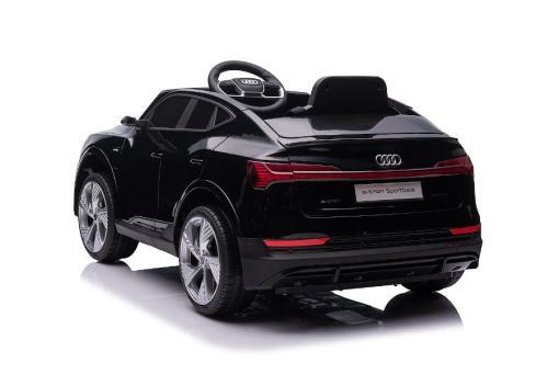 Kinderfahrzeug - Elektro Auto "Audi E-Tron" - lizenziert - 12V7AH Akku und 4 Motoren- 2,4Ghz + MP3 + Leder + EVA-Schwarz – Bild 2