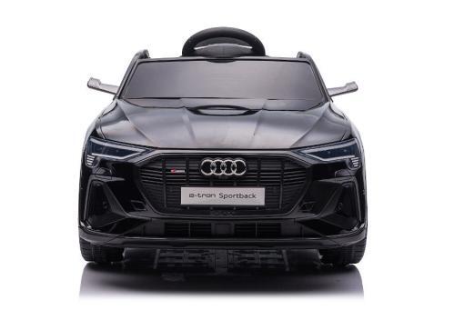 Kinderfahrzeug - Elektro Auto "Audi E-Tron" - lizenziert - 12V7AH Akku und 4 Motoren- 2,4Ghz + MP3 + Leder + EVA-Schwarz