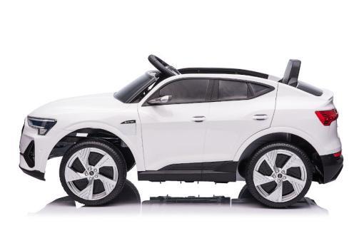 Kinderfahrzeug - Elektro Auto "Audi E-Tron" - lizenziert - 12V7AH Akku und 4 Motoren- 2,4Ghz + MP3 + Leder + EVA-Weiss – Bild 3