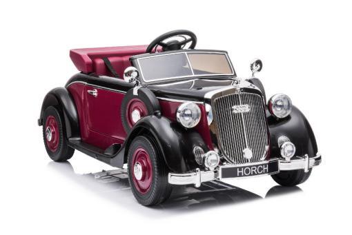 Elektro Kinderfahrzeug - Kinderauto "Audi Horch 930V" Oldtimer - lizenziert - 24V7AH, 2 Motoren- 2,4Ghz Fernsteuerung, MP3, Ledersitz+EVA- Lackiert