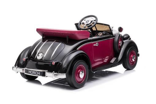 Elektro Kinderfahrzeug - Kinderauto "Audi Horch 930V" Oldtimer - lizenziert - 24V7AH, 2 Motoren- 2,4Ghz Fernsteuerung, MP3, Ledersitz+EVA- Lackiert – Bild 3