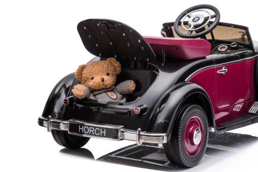 Elektro Kinderfahrzeug - Kinderauto "Audi Horch 930V" Oldtimer - lizenziert - 24V7AH, 2 Motoren- 2,4Ghz Fernsteuerung, MP3, Ledersitz+EVA- Lackiert – Bild 5