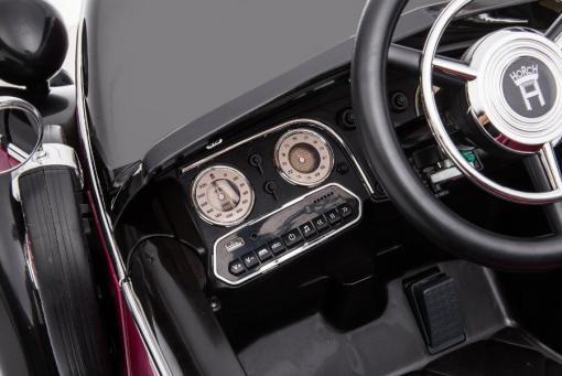 Elektro Kinderfahrzeug - Kinderauto "Audi Horch 930V" Oldtimer - lizenziert - 24V7AH, 2 Motoren- 2,4Ghz Fernsteuerung, MP3, Ledersitz+EVA- Lackiert – Bild 6