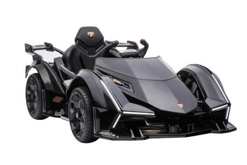 Kinderfahrzeug - Elektro Auto "Lamborghini V12 Vision Gran Turismo" - lizenziert - 12V7AH, 2 Motoren- 2,4Ghz Fernsteuerung, MP3, Ledersitz+EVA – Bild 15