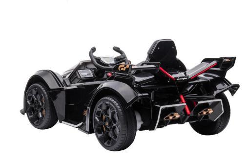 Kinderfahrzeug - Elektro Auto "Lamborghini V12 Vision Gran Turismo" - lizenziert - 12V7AH, 2 Motoren- 2,4Ghz Fernsteuerung, MP3, Ledersitz+EVA – Bild 6
