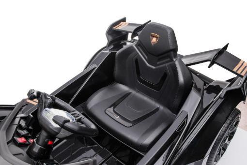 Kinderfahrzeug - Elektro Auto "Lamborghini V12 Vision Gran Turismo" - lizenziert - 12V7AH, 2 Motoren- 2,4Ghz Fernsteuerung, MP3, Ledersitz+EVA – Bild 8