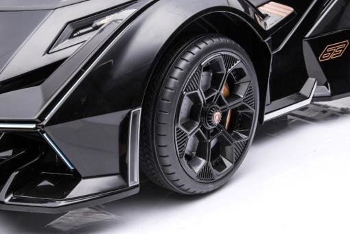 Kinderfahrzeug - Elektro Auto "Lamborghini V12 Vision Gran Turismo" - lizenziert - 12V7AH, 2 Motoren- 2,4Ghz Fernsteuerung, MP3, Ledersitz+EVA – Bild 10