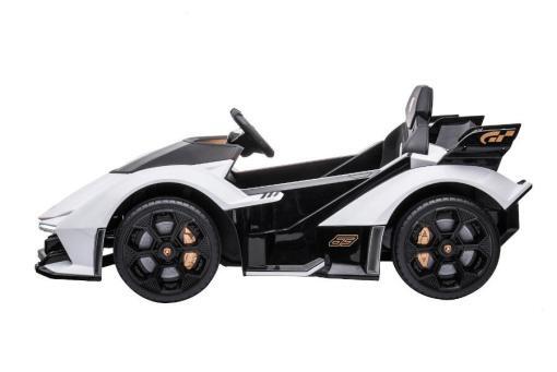 Kinderfahrzeug - Elektro Auto "Lamborghini V12 Vision Gran Turismo" - lizenziert - 12V7AH, 2 Motoren- 2,4Ghz Fernsteuerung, MP3, Ledersitz+EVA – Bild 3