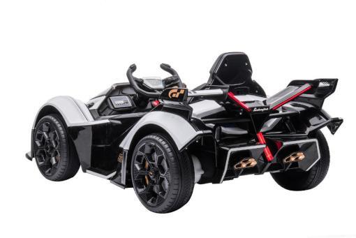 Kinderfahrzeug - Elektro Auto "Lamborghini V12 Vision Gran Turismo" - lizenziert - 12V7AH, 2 Motoren- 2,4Ghz Fernsteuerung, MP3, Ledersitz+EVA – Bild 14