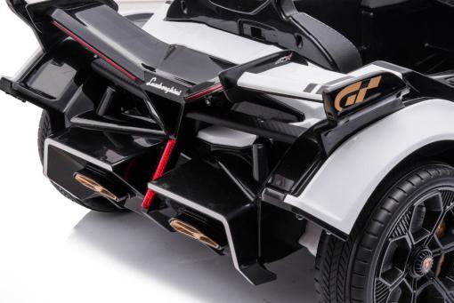 Kinderfahrzeug - Elektro Auto "Lamborghini V12 Vision Gran Turismo" - lizenziert - 12V7AH, 2 Motoren- 2,4Ghz Fernsteuerung, MP3, Ledersitz+EVA – Bild 16
