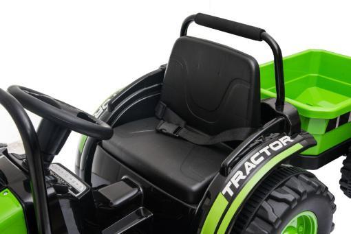 Elektro Kinderfahrauto - Elektro Traktor 388 - 12V7A Akku,2 Motoren 35W mit 2,4Ghz Fernsteuerung und Anhänger – Bild 7