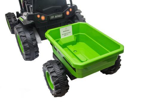 Elektro Kinderfahrauto - Elektro Traktor 388 - 12V7A Akku,2 Motoren 35W mit 2,4Ghz Fernsteuerung und Anhänger – Bild 2