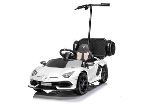 Kinderfahrzeug - Elektro Auto "Lamborghini Aventador SVJ" - lizenziert - 12V7AH, 2 Motoren- 2,4Ghz Fernsteuerung, MP3, Ledersitz+EVA -018B – Bild 5