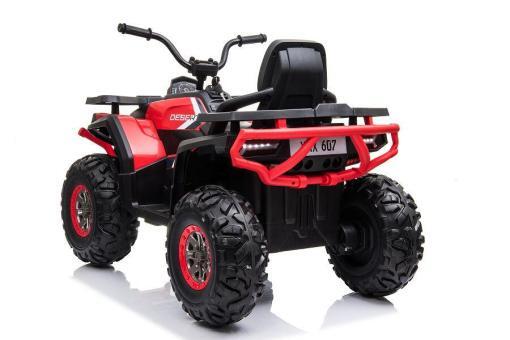 Kinderfahrzeug - Elektro Kinderquad "607" 2x45W, 12V7Ah -rot – Bild 6