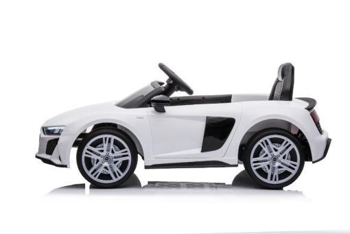 Kinderfahrzeug - Elektro Auto "Audi R8 Spyder" - lizenziert - 12V7AH Akku und 2 Motoren- 2,4Ghz + MP3 + Leder + EVA – Bild 6