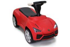 Kinderauto - Rutscher - Auto "Lamborghini Urus" lizenziert -Rot mit Ledersitz und Gummireifen