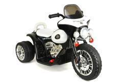 Elektro Kindermotorrad - "Police Design"- 6V Akku -Schwarz