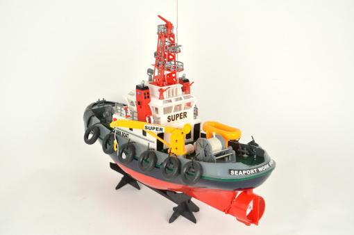 RC Boot Hafenschlepper, detailgetreu, mit Wasserspritzfunktion von Heng Long - 2,4Ghz – Bild 3