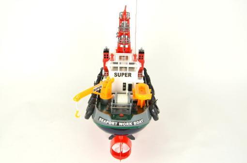 RC Boot Hafenschlepper, detailgetreu, mit Wasserspritzfunktion von Heng Long - 2,4Ghz – Bild 5
