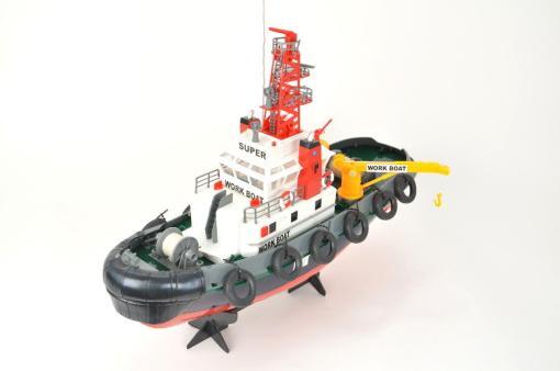 RC Boot Hafenschlepper, detailgetreu, mit Wasserspritzfunktion von Heng Long - 2,4Ghz – Bild 6