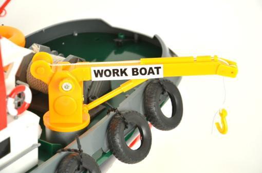 RC Boot Hafenschlepper, detailgetreu, mit Wasserspritzfunktion von Heng Long - 2,4Ghz – Bild 8