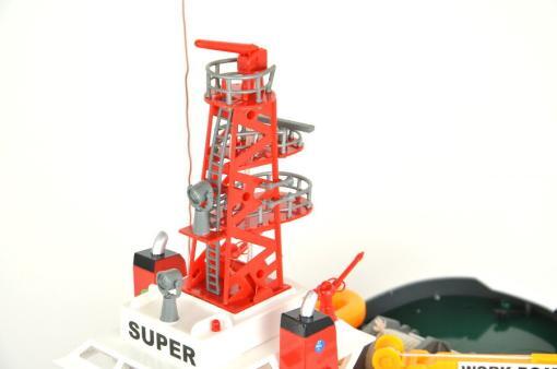 RC Boot Hafenschlepper, detailgetreu, mit Wasserspritzfunktion von Heng Long - 2,4Ghz – Bild 9