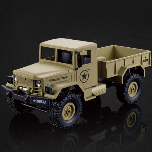RC Militär Truck 1:16 mit 2,4Ghz, Allradantrieb von Heng Long-Braun