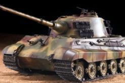 RC Panzer "Deutscher Königstiger - Henschelturm" 1:16 Heng Long mit Rauch und Sound , Stahlgetriebe + 2,4Ghz -V7.0 - Upg