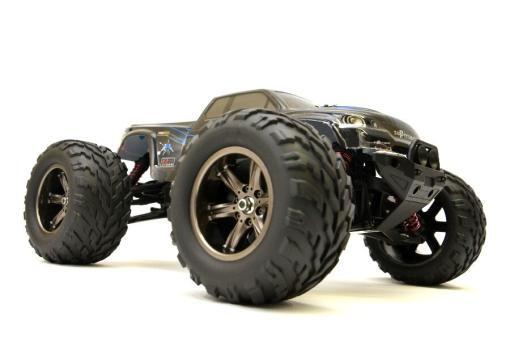 RC Monster Truck "Challenger Turbo" 1:12, 2.4Ghz, 40+ km/h - Voll Proportional - blau