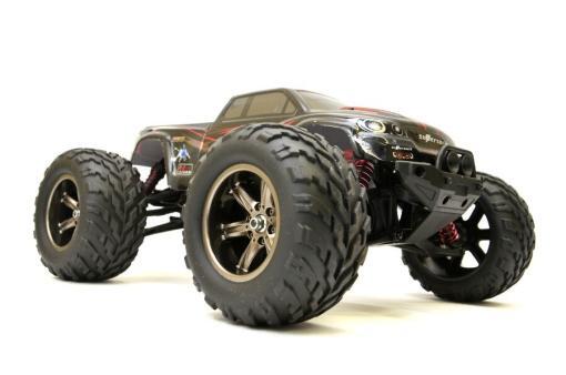 RC Monster Truck "Challenger Turbo" 1:12, 2.4Ghz, 40+ km/h - Voll Proportional - rot