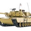 RC Panzer "M1A2 Abrams" 1:16 Heng Long -Rauch&Sound, Stahlgetriebe, Metallketten, 2,4Ghz V7.0 - Upg-A