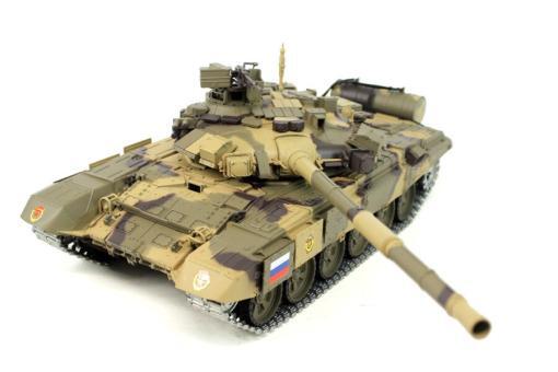 RC Panzer "Russland T90" Heng Long 1:16 mit Rauch&Sound + 2,4Ghz mit Stahlgetriebe und Metallketten V7.0 - Upg-A – Bild 3